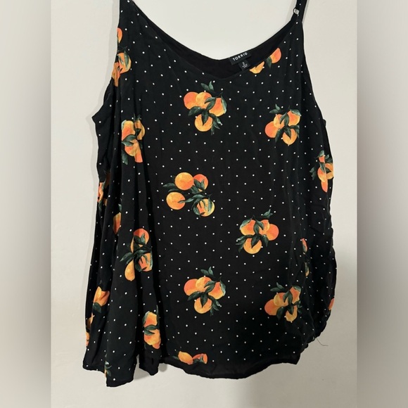 Torrid - Orange 🍊 Print Double Layer Swing Cami - Picture 10 of 10